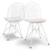 COPENAGHEN - Set di 2 sedie in metallo con design Anteprima dell’immagine prodotto 1