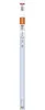 A product shot of a long, thin light bulb in its packaging. Produktbild-Vorschau