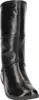 A black leather boot is shown against a white background. Produktbild-Vorschau