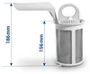 Feinsieb Grobsieb Set passend wie AEG 5029777400/7 für Produktbild-Vorschau 4
