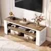 Supporto TV da 160 cm in stile rustico, adatto per Anteprima dell’immagine prodotto 9
