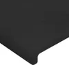 vidaXL LED Kopfteil Schwarz 90x5x118/128 cm Samt Produktbild-Vorschau 5