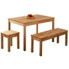 Krok Wood Esstisch Tomas aus Massivholz in Buche 110x75x75 Produktbild-Vorschau 2