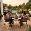 Gartentisch 120 x 70 cm mit Hartglasplatte Terrassentisch Produktbild-Vorschau 3