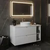 RODAN | Mobile Sotto Lavabo - Bianco - 100 cm - Con piano Anteprima dell’immagine prodotto 2