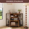 TV Lowboard Eckschrank mit LED Beleuchtung, Produktbild-Vorschau 6