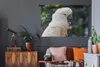 MuchoWow® Wandteppich Wandbehang Nahaufnahme eines weißen Produktbild-Vorschau 5