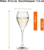 Rona MODE Champagnerkelche 240ml | Schaumweingläser 6er Set Produktbild-Vorschau 4