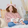 Poncho pour enfant avec capuche, motif animalier Voir les images du produit 5