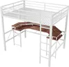 Merax Etagenbett 140x200cm, Stockbett mit Schreibtisch, Produktbild-Vorschau 10