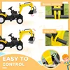HOMCOM Trettraktor für Kinder ab 3 Jahren, Bagger für Produktbild-Vorschau 5