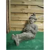 Schöne Figur Done Roaming Gartenfigur aus Steinguss zur Produktbild-Vorschau 3