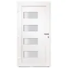 Porta d'ingresso in alluminio e PVC bianco 110x210 cm Anteprima dell’immagine prodotto 4