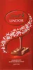 A close-up of a Lindt Lindor chocolate bar wrapper. Produktbild-Vorschau