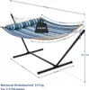 Yaheetech Hängematte Hammock mit Gestell & Kissen XXL Produktbild-Vorschau 3