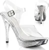ELEGANT-408 Fabulicious High-Heel Plateausandaletten Produktbild-Vorschau 1