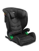 A black child car seat with green accents, shown from a three-quarter angle against a white background. Náhled obrázku produktu