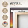 MuchoWow® - Leinwandbilder - Sonnenuntergang über einem Produktbild-Vorschau 3