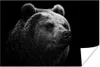 MuchoWow® Poster Bär - Leicht - Schwarz 60x40 cm - Produktbild-Vorschau 1