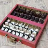 Schach aus Holz 21x21 cm im orientalischen Stil Set mit Produktbild-Vorschau 2