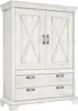 Highboard KASHMIR Pinie Weiß, 4 Fächer, 162.3 cm hoch, 123 Produktbild-Vorschau 1