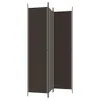 vidaXL 3-cz. Tkanina Paravent Brown 150x220 cm Podgląd zdjęcia produktu 4