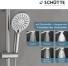SCHÜTTE Stangenbrause-Set, Chrom, zum Kleben Produktbild-Vorschau 2