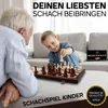 APEQi® Premium Schach MAGNETISCH - Schachspiel Holz Produktbild-Vorschau 8