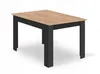 Set di tavolo rettangolare 120x80 Craft + 4 sedie MARK nero Anteprima dell’immagine prodotto 3