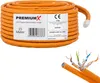 PremiumX 15m CAT 7 Netzwerkkabel Duplex LAN Kabel Ethernet Produktbild-Vorschau 1