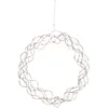 Eglo LED lichtketting, kerstkrans, spiraalvormig, chroom, Productafbeelding-voorbeeld 2