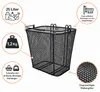 Fahrradkorb Hinten abnehmbar 35x23x32cm Fahrrad Korb XXL Produktbild-Vorschau 2