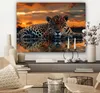 Wanddeko 80x60 cm - Tiere - Natur - Leopard - Produktbild-Vorschau 7