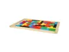 Tetris Puzzle Drevené bloky Montessori 3D puzzle hra Náhľad obrázku produktu 5