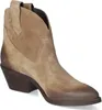 Lazamani Damen Westernstiefelette Hellbraun Rauleder Größe: Produktbild-Vorschau 5