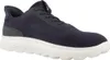 A single navy blue Geox sneaker with a white sole is shown against a white background. Voir les images du produit