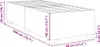vidaXL Bettgestell ohne Matratze Dunkelgrün 80x200 cm Samt Produktbild-Vorschau 8