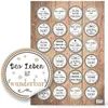 120 bunte Aufkleber - Sprüche Sticker Liebe Freundschaft Produktbild-Vorschau 4