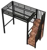 Merax Etagenbett Hochbett 90x200 cm mit Kleiderschrank und Produktbild-Vorschau 10