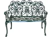 abc HOME | Gartenbank aus Aluminiumguss | Jugendstil Produktbild-Vorschau 2