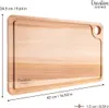 Tabla de cortar de madera Creative Home con canal para Vista previa de la imagen del producto 5