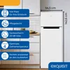 Exquisit Kühl-Gefrierkombination KGC5270-45-040D weiss | Produktbild-Vorschau 3