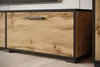 A close-up view of a drawer on a piece of furniture, likely a media console or cabinet. Anteprima dell’immagine prodotto