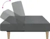 Design Schlafsofa 2-Sitzer Hellgrau Stoff, Schlafsofas 2024 Produktbild-Vorschau 7