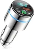 FM Transmitter Auto Bluetooth 5.3, Ganzmetall PD 30W & Produktbild-Vorschau 1