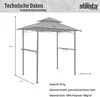 Grillpavillon BBQ Pavillon Grillzelt Grillüberdachung Produktbild-Vorschau 4