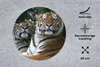 MuchoWow® Mauspad Mousepad Tiger - Wald - Köpfe 30x30 cm - Produktbild-Vorschau 2