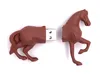 Onwomania Pferd in Braun Reiten Funny USB Stick 32 GB USB Produktbild-Vorschau 2
