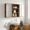 vidaXL Badezimmer-Wandschrank Räuchereiche 40 x 10 x 60,5 Produktbild-Vorschau 5
