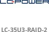 LC-Power Geh 8.9cm (2x3,5") LC-35U3-RAID-2 Náhled obrázku produktu 2